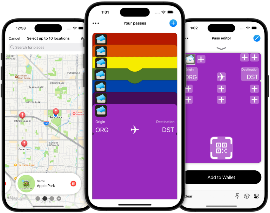 Walletsmith app screenshots
